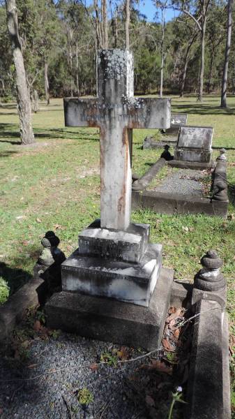 Hannah TIMMINS  | d: 29 Mar 1922 aged 58  | erected by husband and family  |   | Atherton Pioneer Cemetery (Samuel Dansie Park)  |   |   | 