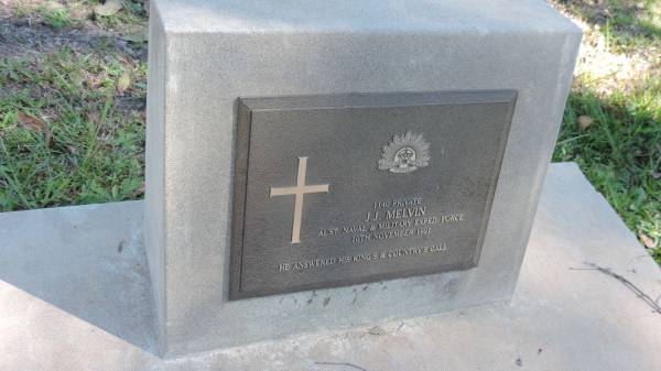 J.J. MELVIN  | d: 10 Nov 1921  |   | Atherton Pioneer Cemetery (Samuel Dansie Park)  |   |   | 