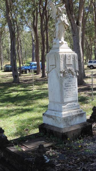 Emily PINK  | d: 31 Jan 1921 aged 58  | wife of Thomas PINK  |   | Stephen POLETTI  | b: Lombardy, Italy 1867  | d: 1913  |   | Atherton Pioneer Cemetery (Samuel Dansie Park)  |   |   | 