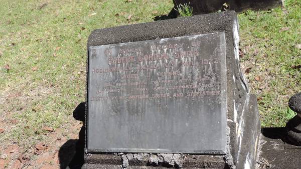 Robert Gordon SMITH  | d: 10 Nov 1923 aged 11  |   | Atherton Pioneer Cemetery (Samuel Dansie Park)  |   |   | 