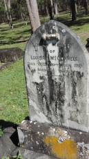 Louisa McCONNELL d: 20 Sep 1919 aged 44  Atherton Pioneer Cemetery (Samuel Dansie Park)  