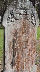 Albert George JONES husband of Mary JONES d: 3 Jul 1923 aged 54  Atherton Pioneer Cemetery (Samuel Dansie Park)   