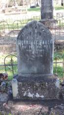 Merriwee BAKER d: 24 May 1913 aged 13  Atherton Pioneer Cemetery (Samuel Dansie Park)   