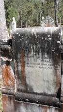 Elizabeth (BATTLE) wife of T.W. BATTLE d: 23 Jun 1925 aged 63  Atherton Pioneer Cemetery (Samuel Dansie Park)   