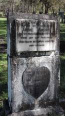 Annie ARCHER d: 4 Nov 1919 aged 56  (William) Wm ARCHER d: 13 Jun 1921 aged 68  Atherton Pioneer Cemetery (Samuel Dansie Park)   