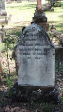William McCORD d: 19 May 1924 aged 77  Atherton Pioneer Cemetery (Samuel Dansie Park)  