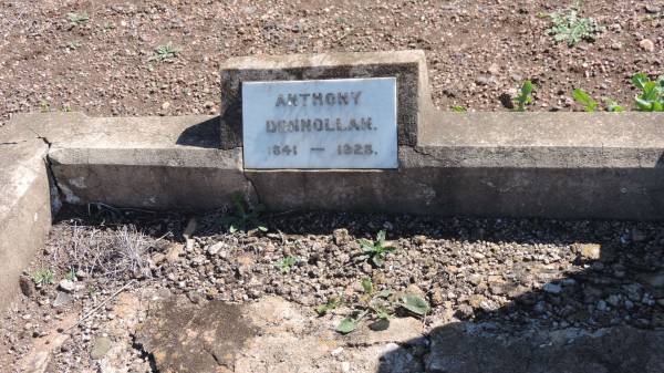 Patrick DONNOLLAN  | b: 1839  | d: 1928  |   | Bridget DONNOLLAN  | b: 1853  | d: 1938  |   | Anthony DONNOLLAN  | b: 1841  | d: 1928  |   | Aubigny Catholic Cemetery, Jondaryan  | 