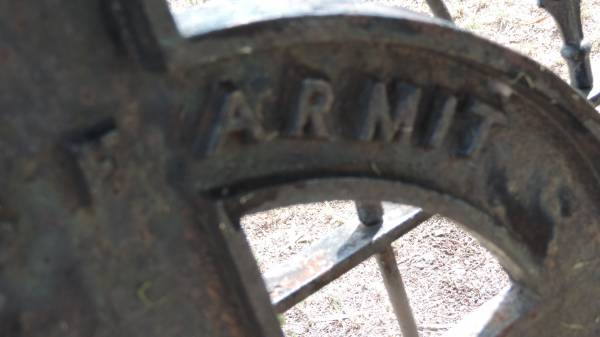 Gladys F ARMIT  | d: 6 Sep 1896 aged 3 1/2 mo  |   | Banana Cemetery, Banana Shire  |   | 