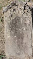 Robert FITZPATRICK
d: 28 Oct 1870 aged 87
Banana Cemetery, Banana Shire