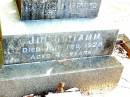 
Julius TAMM,
died 16 Feb 1928 aged 46 years;
Beerwah Cemetery, City of Caloundra
