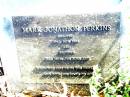 
Mark Jonathon PERKINS,
1962 - 1985,
son, brother of Jen, Ross, & Jeff;
Beerwah Cemetery, City of Caloundra

