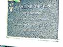 
Jacqeline SHILTON (nee NIXON),
wife of Rex for 50 years,
23 July 1925 - 26-8-2001 aged 76 years;
Beerwah Cemetery, City of Caloundra
