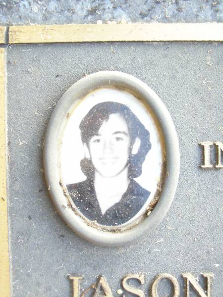 Jason William ROGERS, son brother,  | 28-8-1976 - 8-10-1993 aged 17 years;  | Beerwah Cemetery, City of Caloundra  | 