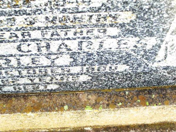 Florence May SORLEY,  | wife mother,  | died 29 Dec 1944 aged 31 years 9 months;  | Stewart Charles SORLEY,  | father,  | died 6 Oct 1960? aged 52? years;  | Bell cemetery, Wambo Shire  | 