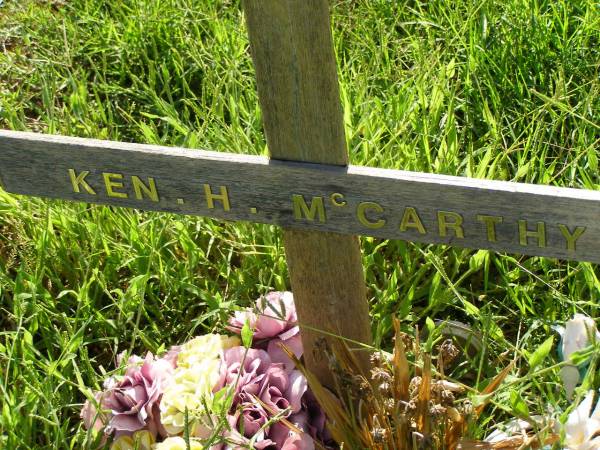 Ken H. MCCARTHY;  | Bell cemetery, Wambo Shire  | 