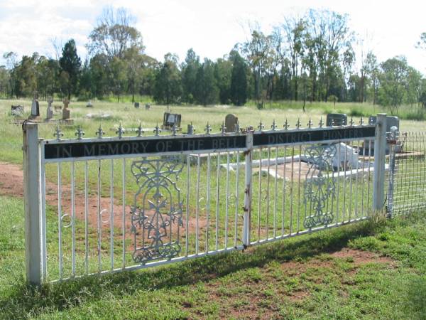 Bell cemetery, Wambo Shire  | 