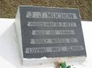 J J MUCHOW 18 Sep 1977 aged 68  (wife Gloria)  Bethel Lutheran Cemetery, Logan Reserve (Logan City)  