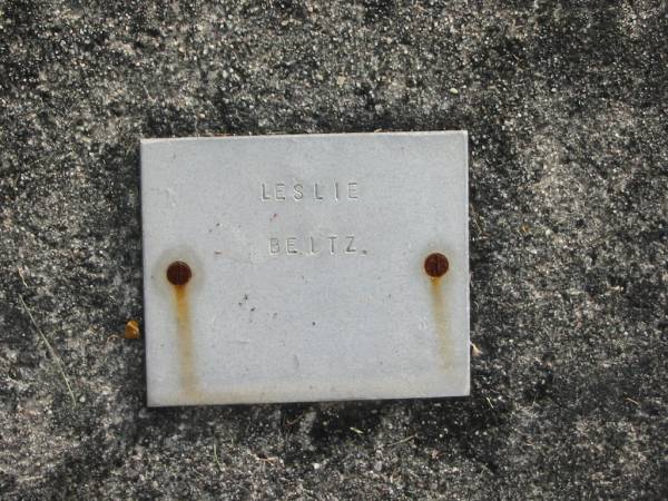 Leslie BEITZ  |   | Bethel Lutheran Cemetery, Logan Reserve (Logan City)  |   | 