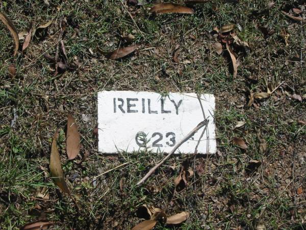 REILLY;  | Blackbutt-Benarkin cemetery, South Burnett Region  | 
