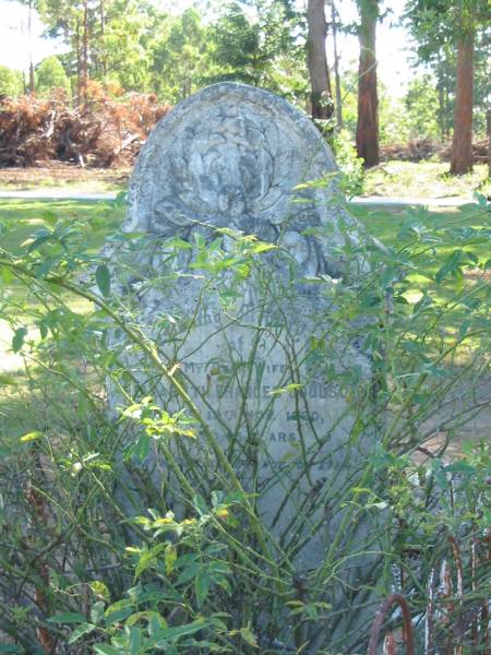 Elizabeth Frances COULSON,  | wife,  | died 19 Nov 1920 aged 65 years;  | Blackbutt-Benarkin cemetery, South Burnett Region  | 