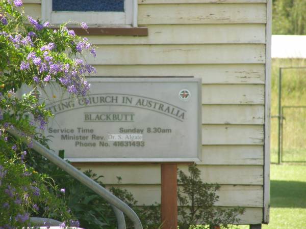 Blackbutt Uniting Church, South Burnett Region  | 