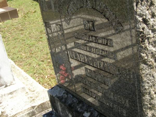 Clara Elizabeth YOUNG,  | wife mother,  | died 8 May 1957 aged 70 years;  | Blackbutt-Benarkin cemetery, South Burnett Region  | 