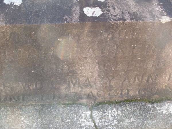 Elijah PACKER,  | died 28 Dec 1902 aged 66 years;  | Mary Ann PACKER,  | wife,  | died 17 June 1907 aged 69 years;  | Blackbutt-Benarkin cemetery, South Burnett Region  | 