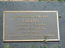 
Winnifred Amelia GILLON,
6-6-1919 - 5-12-1999,
wife of Wilfred,
mother of Wilfred, Maurice, Winifred & Terrence;
Blackbutt-Benarkin cemetery, South Burnett Region
