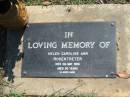 
Helen Caroline Ann ROSENTRETER,
died 5 May 1996 aged 50 years;
Blackbutt-Benarkin cemetery, South Burnett Region
