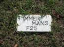 
Timmer MANS;
Blackbutt-Benarkin cemetery, South Burnett Region

