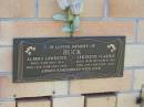 
Albert Lawrence BUCK,
born 24 May 1914,
died 13 Feb 1992;
Gertrude Clarris BUCK,
born 18 Nov 1914,
died 2 Feb 2006;
Blackbutt-Benarkin cemetery, South Burnett Region
