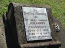 
Johannes PAGENKOPF,
husband,
born 2-3-1906,
died 17-12-1967;
Blackbutt-Benarkin cemetery, South Burnett Region
