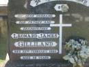 
Leonard James GILLILAND,
husband father grandfather,
died 22 Feb 1989 aged 58 years;
Blackbutt-Benarkin cemetery, South Burnett Region
