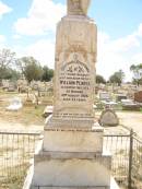 
Graves near William Gales,
(William PEARCE, d: 30 Aug 1926, aged 75)
Bourke cemetery, New South Wales
