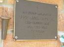 Ilse Anna REDLICH,
died 12 July 1998 aged 70 years;
Bribie Island Memorial Gardens, Caboolture Shire