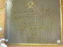 
Andrew CLARK,
died 25 June 1993 aged 72 years;
Bribie Island Memorial Gardens, Caboolture Shire
