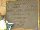 George Douglas FRASER,
husband father son brother,
died 7 July 1991 aged 38 years;
Bribie Island Memorial Gardens, Caboolture Shire