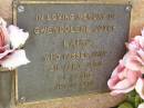 Gwendoline Joyce LAIRD,
died 5 April 1994 aged 69 years;
Bribie Island Memorial Gardens, Caboolture Shire