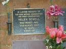Helen SEWELL,
mother grandmother great-grandmother,
died 22 Aug 1995 aged 91 years;
Bribie Island Memorial Gardens, Caboolture Shire