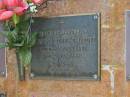 Heather Isobel CHILCOTT,
accidentally killed 6 April 1989 aged 58 years;
Bribie Island Memorial Gardens, Caboolture Shire