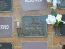 
Patricia LORD,
wife mother grandmother,
died 31 Dec 1991 aged 56 years;
Bribie Island Memorial Gardens, Caboolture Shire
