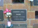 
Cameron Lyall ENGEL,
9-8-1962 - 11-5-2003;
Bribie Island Memorial Gardens, Caboolture Shire
