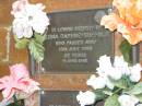 Edna Daphne SUFFOLK,
died 15 July 1990 aged 62 years;
Bribie Island Memorial Gardens, Caboolture Shire