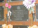 Arthur James WELDON,
husband father,
died 28 March 1992 aged 69 years;
Bribie Island Memorial Gardens, Caboolture Shire