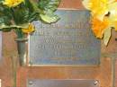 James Peter LEGGAT, died 25 Feb 1995 aged 82 years; Bribie Island Memorial Gardens, Caboolture Shire 