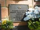 
Stanley Frank Hamilton PORTER,
died 2 Feb 1992 aged 83 years;
Bribie Island Memorial Gardens, Caboolture Shire
