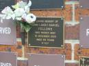 John (Jack) Samuel FELLOWS,
died 10 Dec 2001 aged 89 years;
Bribie Island Memorial Gardens, Caboolture Shire