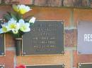 
Rodney William LEWIN,
died 24 March 2000 aged 54 years;
Bribie Island Memorial Gardens, Caboolture Shire
