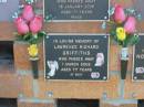 Lawrence Richard GRIFFITHS,
died 1 March 2002 aged 77 years;
Bribie Island Memorial Gardens, Caboolture Shire