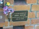 Gwen KAHLER,
died 16 June 1986 aged 59 years;
Bribie Island Memorial Gardens, Caboolture Shire